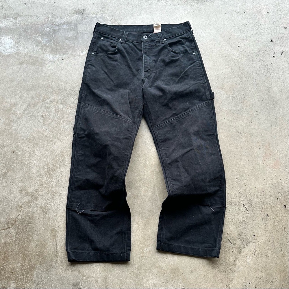 Filson CCF Work Pants Grey Canvas Utility Carpenter Made in Canada